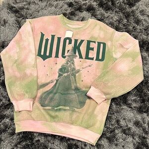 Wicked Pink and Green Sweatshirt